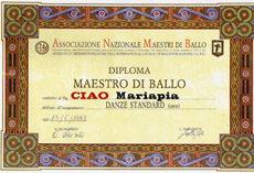 Diploma di danze standard